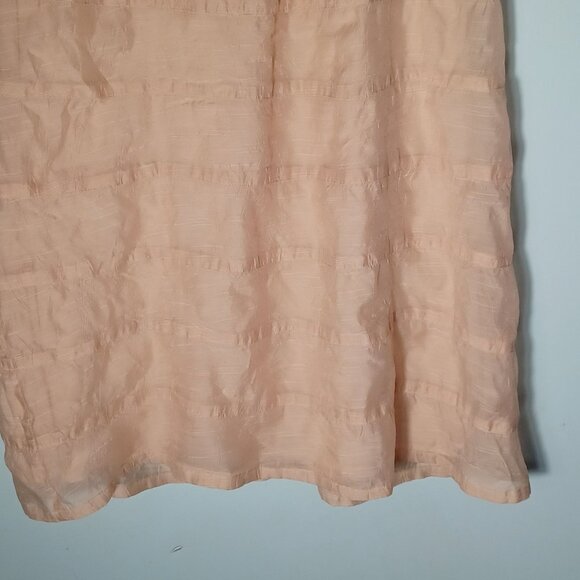 Susan Bristol Maxi Skirt Women Small Cream Tiered Cottagecore Festival Fairycore - Picture 3 of 8